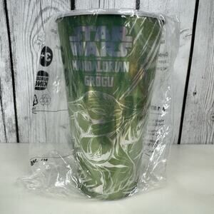 The Mandalorian & Grogu Green Collectible Cup 2026 Burger King Star Wars Sealed